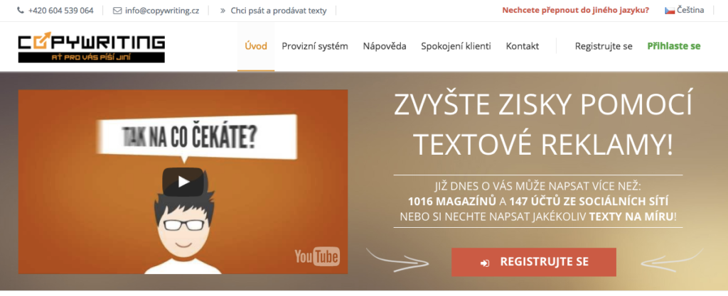 Copywriting.cz - recenzia