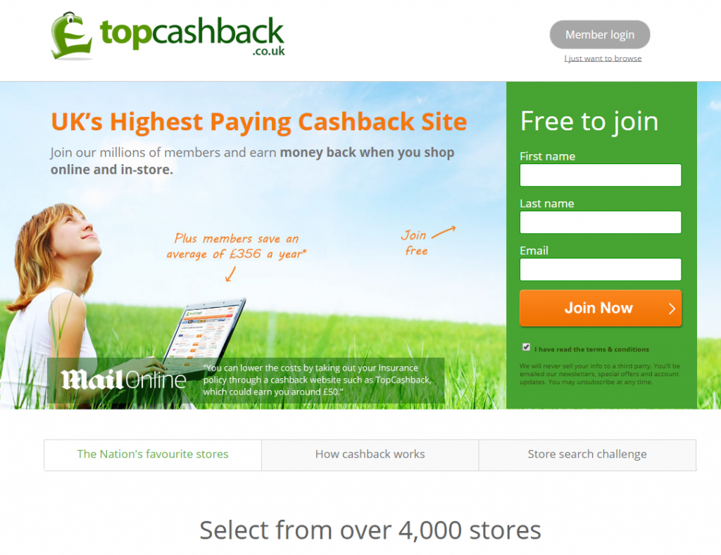 Cashback portál ako typ affiliate webu