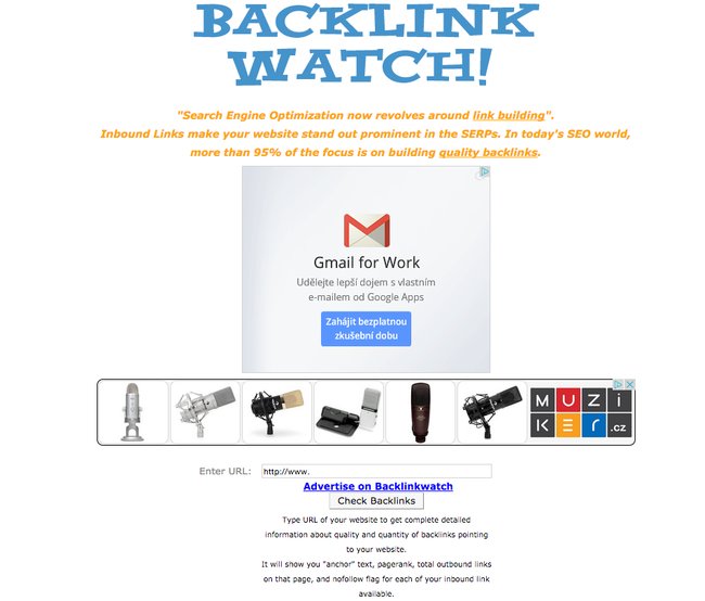 Backlink watch