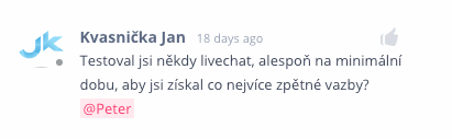 Test live chat