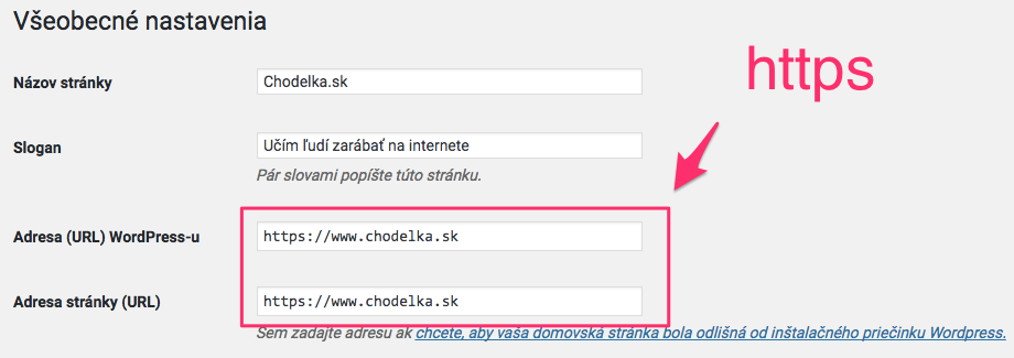 Prechod na HTTPS na WordPresse
